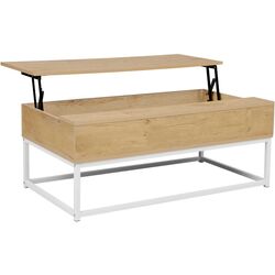 Masa pentru reviste Tempo Kondela Livina (Oak/White) Thumb