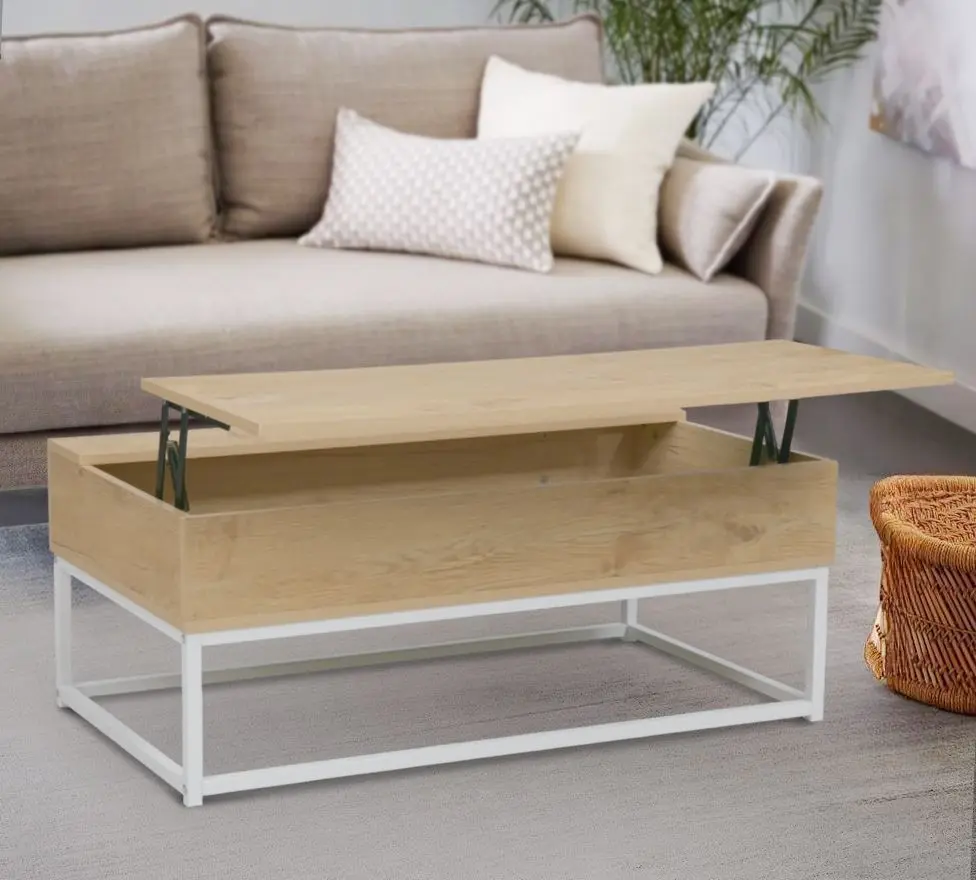 Masa pentru reviste Tempo Kondela Livina (Oak/White)