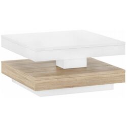 Masa pentru reviste Tempo Kondela Mandy 70 (Sonoma Oak/White) Thumb