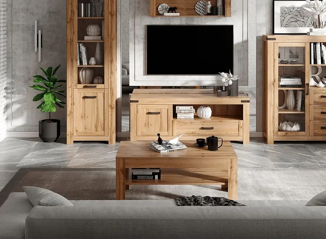 Masa pentru reviste Tempo Kondela Moratiz 110 (Wotan Oak)