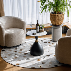 Masa pentru reviste Tempo Kondela Odis New (White/Black) Thumb