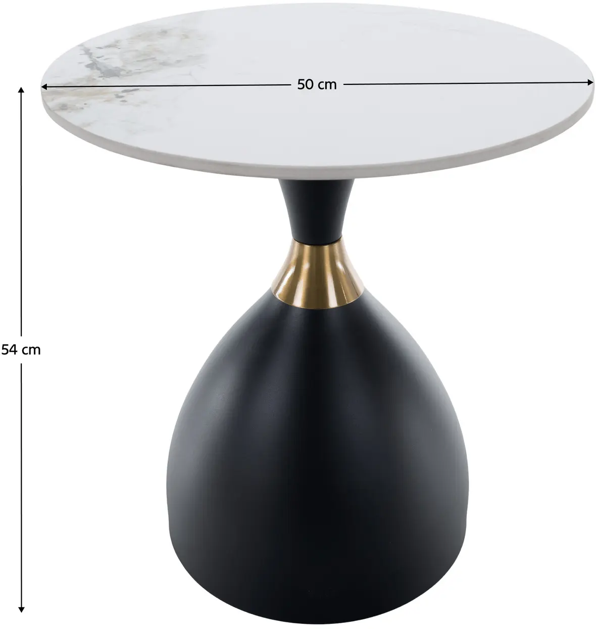 Masa pentru reviste Tempo Kondela Odis New (White/Black) - 10