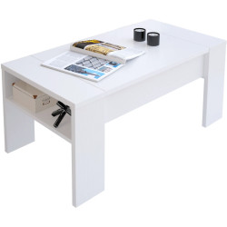 Masa pentru reviste Tempo Kondela Pula (White) Thumb
