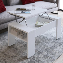 Masa pentru reviste Tempo Kondela Pula (White) Thumb