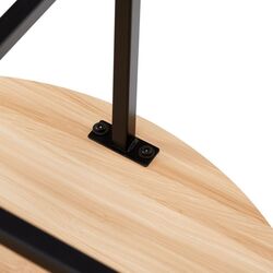 Masa pentru reviste Tempo Kondela Safron (Oak/Black) Thumb