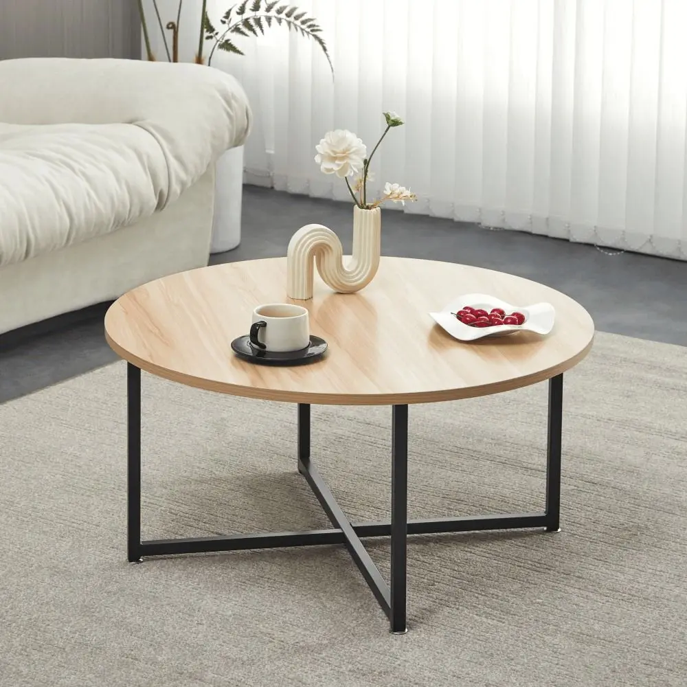 Masa pentru reviste Tempo Kondela Safron (Oak/Black)