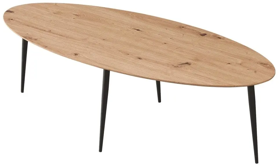 Masa pentru reviste Tempo Kondela Sanam (Artisan Oak/Black)