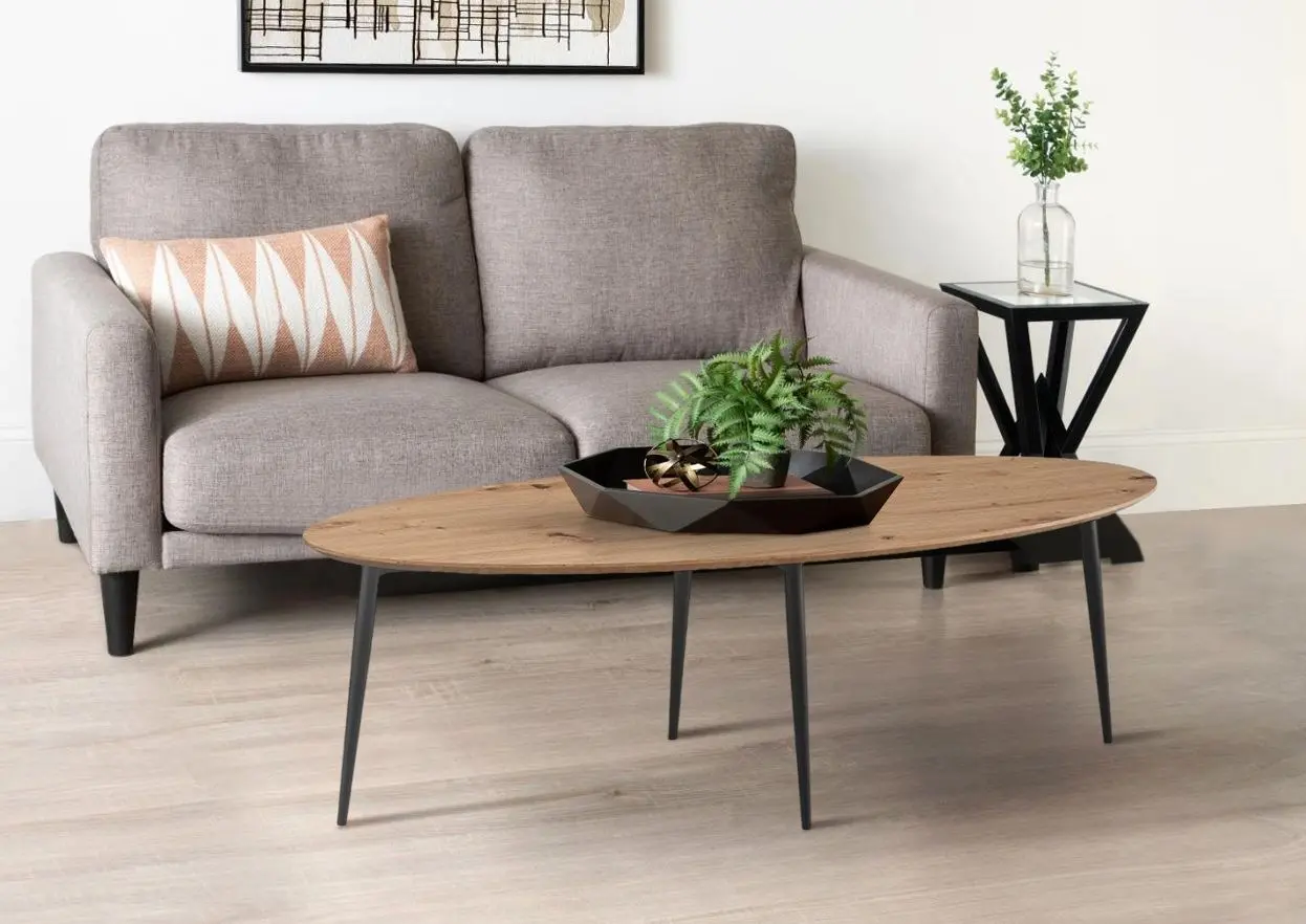 Masa pentru reviste Tempo Kondela Sanam (Artisan Oak/Black)