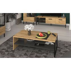 Masa pentru reviste Tempo Kondela Santana 120 (Craft Oak Golden/Anthracite)