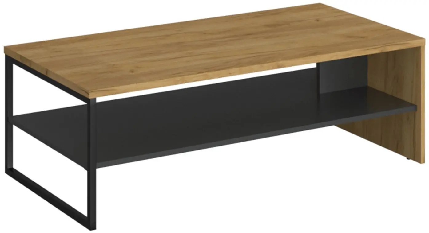 Masa pentru reviste Tempo Kondela Santana 120 (Craft Oak Golden/Anthracite) - 6