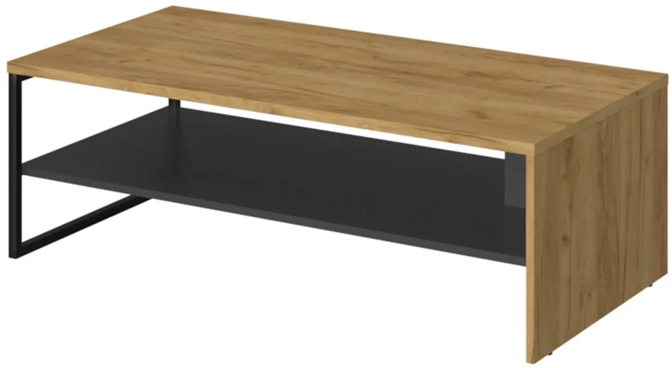 Masa pentru reviste Tempo Kondela Santana 120 (Craft Oak Golden/Anthracite) - 2