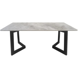 Masa pentru reviste Tempo Kondela Sofian (Grey Marble/Black) Thumb