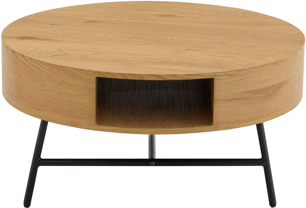 Masa pentru reviste Tempo Kondela Tarmon (Grandson Oak/Black)