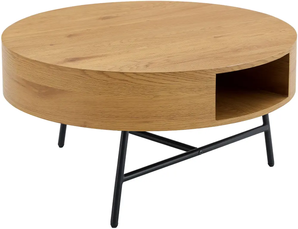 Masa pentru reviste Tempo Kondela Tarmon (Grandson Oak/Black)