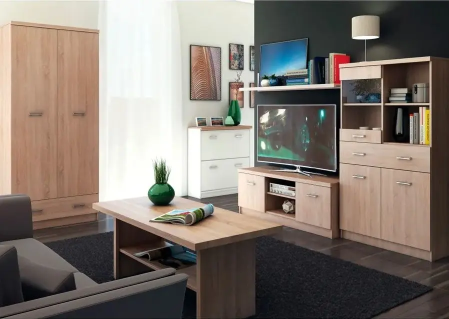 Masa pentru reviste Tempo Kondela Topty Tip 26 (Sonoma Oak) - 4