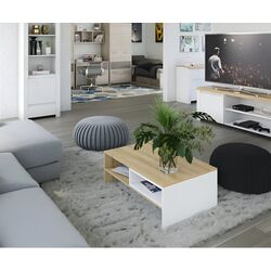 Masa pentru reviste Tempo Kondela Vilgo 90 (Wotan Oak/White)