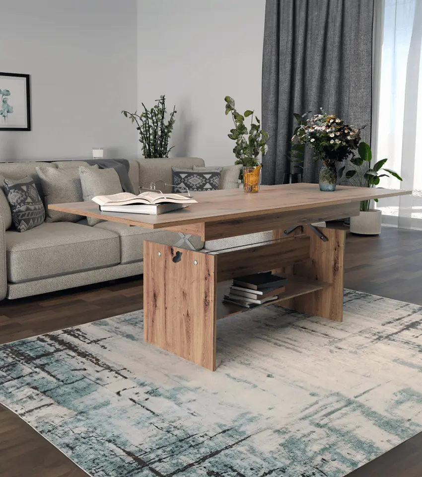 Masa-transformer pentru reviste Tempo Kondela Lavko New (Artisan Oak)