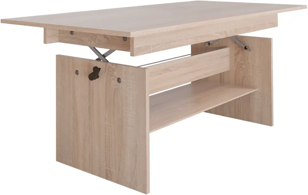 Журнальный столик-трансформер Tempo Kondela Lavko New (Sonoma Oak) - 3