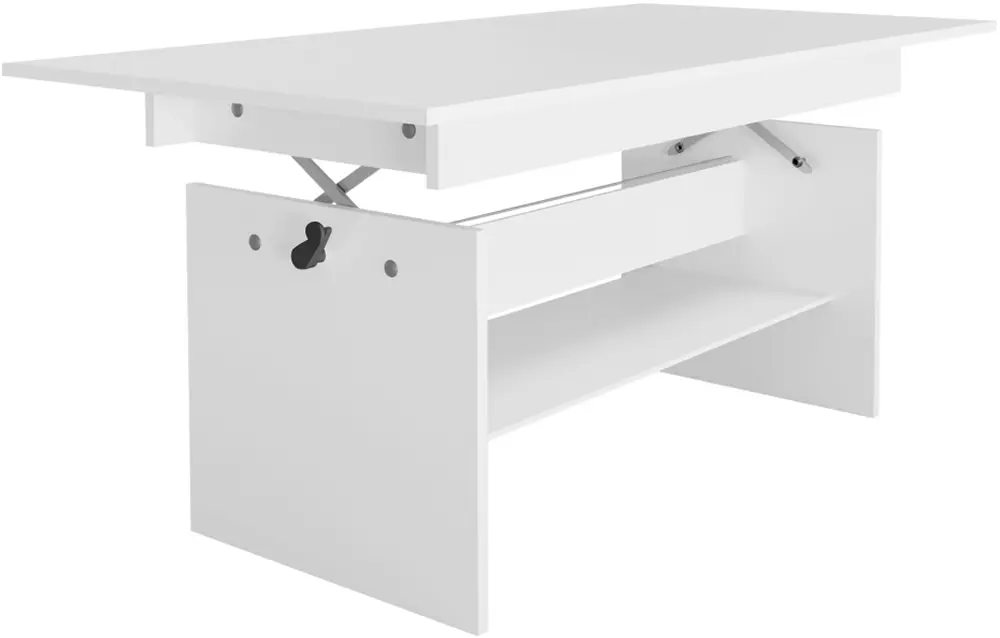 Masa-transformer pentru reviste Tempo Kondela Lavko New (White)