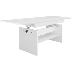 Masa-transformer pentru reviste Tempo Kondela Lavko New (White) Thumb