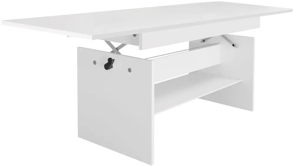 Masa-transformer pentru reviste Tempo Kondela Lavko New (White)