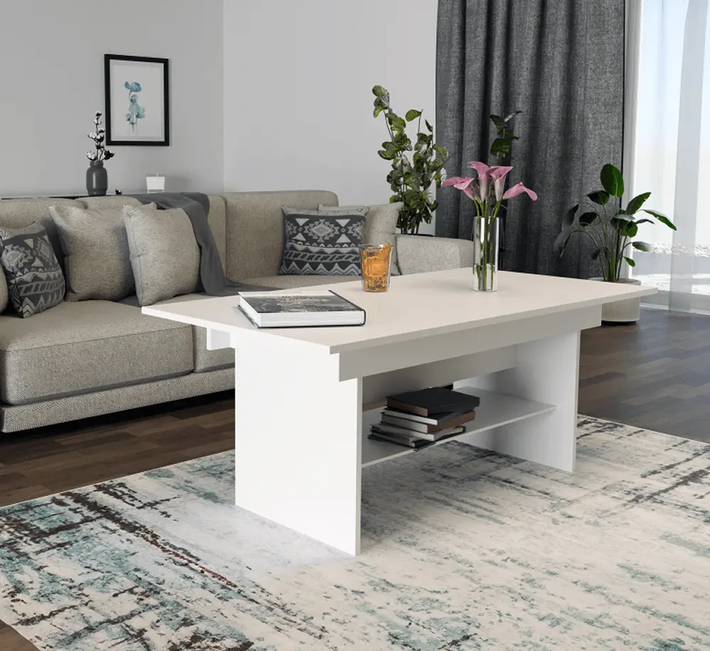 Masa-transformer pentru reviste Tempo Kondela Lavko New (White)