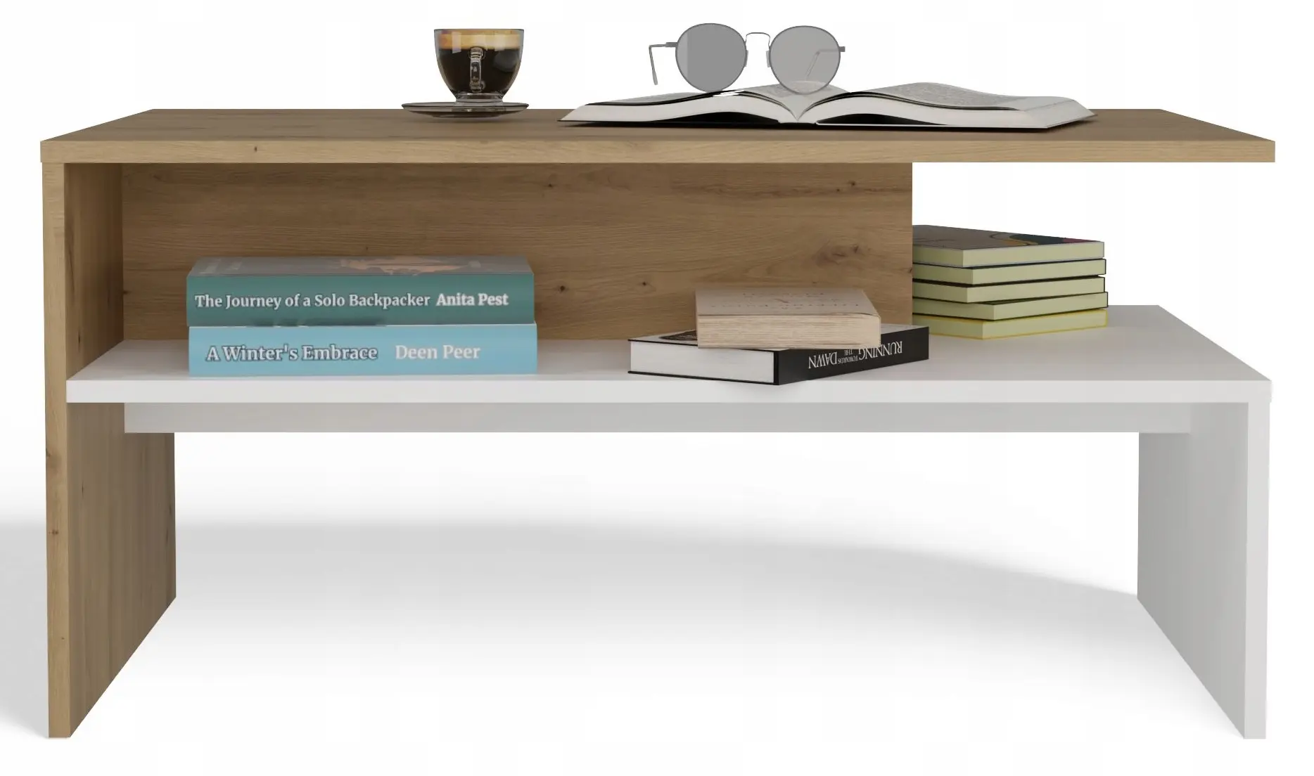 Журнальный столик TopEshop Boston (Artisan Oak/White)