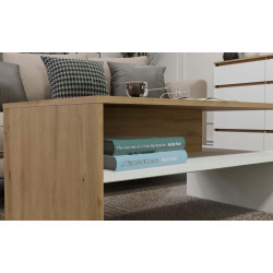 Журнальный столик TopEshop Boston (Artisan Oak/White) Thumb