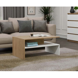 Журнальный столик TopEshop Boston (Artisan Oak/White) Thumb