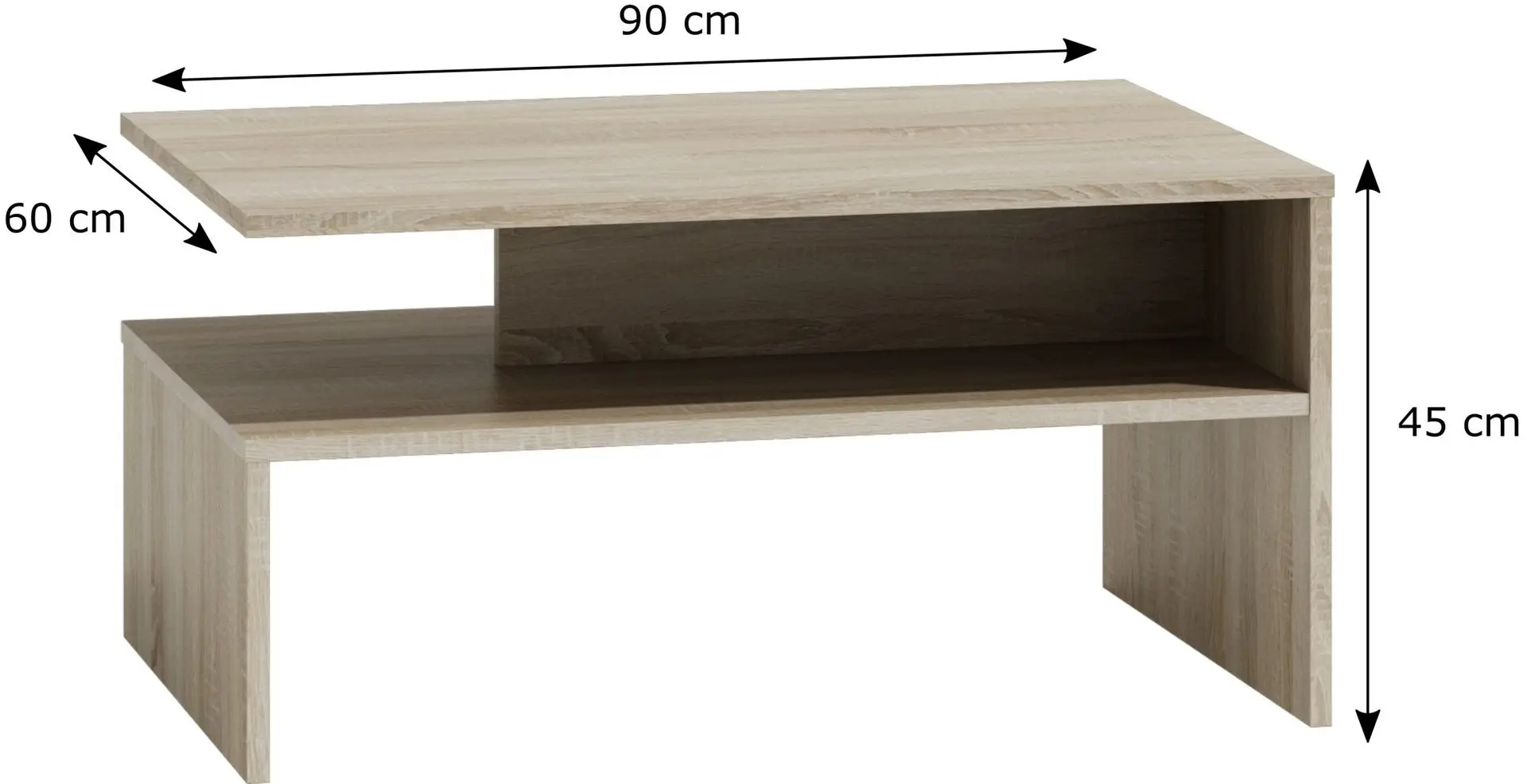 Masa pentru reviste TopEshop Boston (Sonoma Oak)