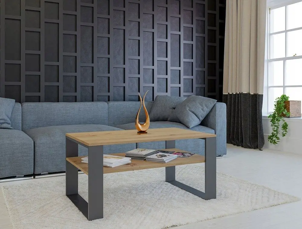 Masa pentru reviste TopEshop Modern 1P (Artisan Oak/Anthracite)