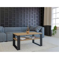 Masa pentru reviste TopEshop Modern 1P (Artisan Oak/Black) Thumb