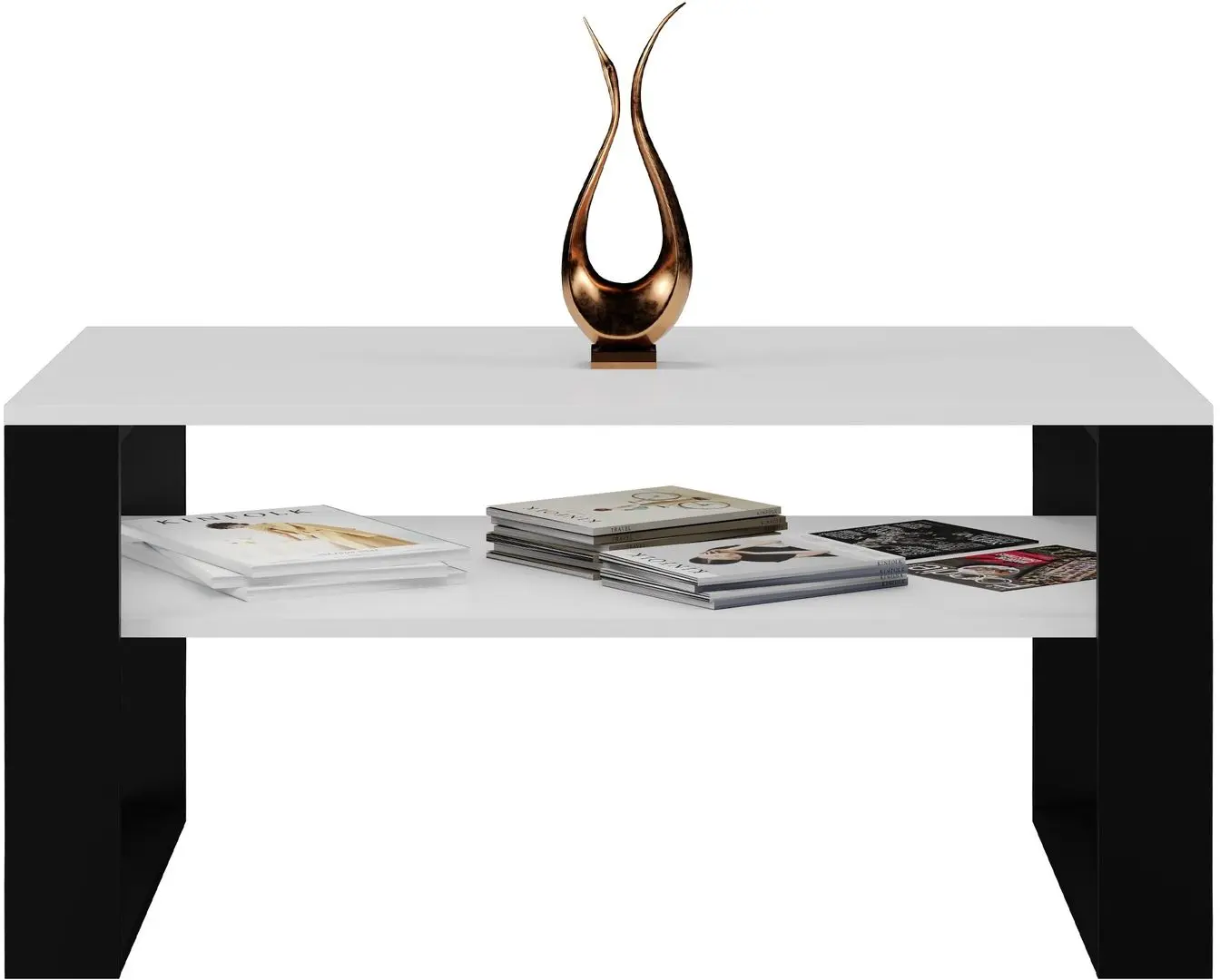 Журнальный столик TopEshop Modern 1P (White Matt/Black)