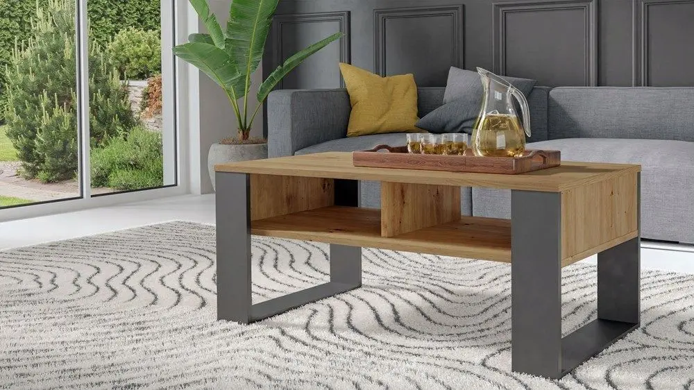 Masa pentru reviste TopEshop Modern 2P (Artisan Oak/Anthracite)