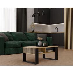 Журнальный столик TopEshop Modern 2P Slim (Artisan Oak/Black)