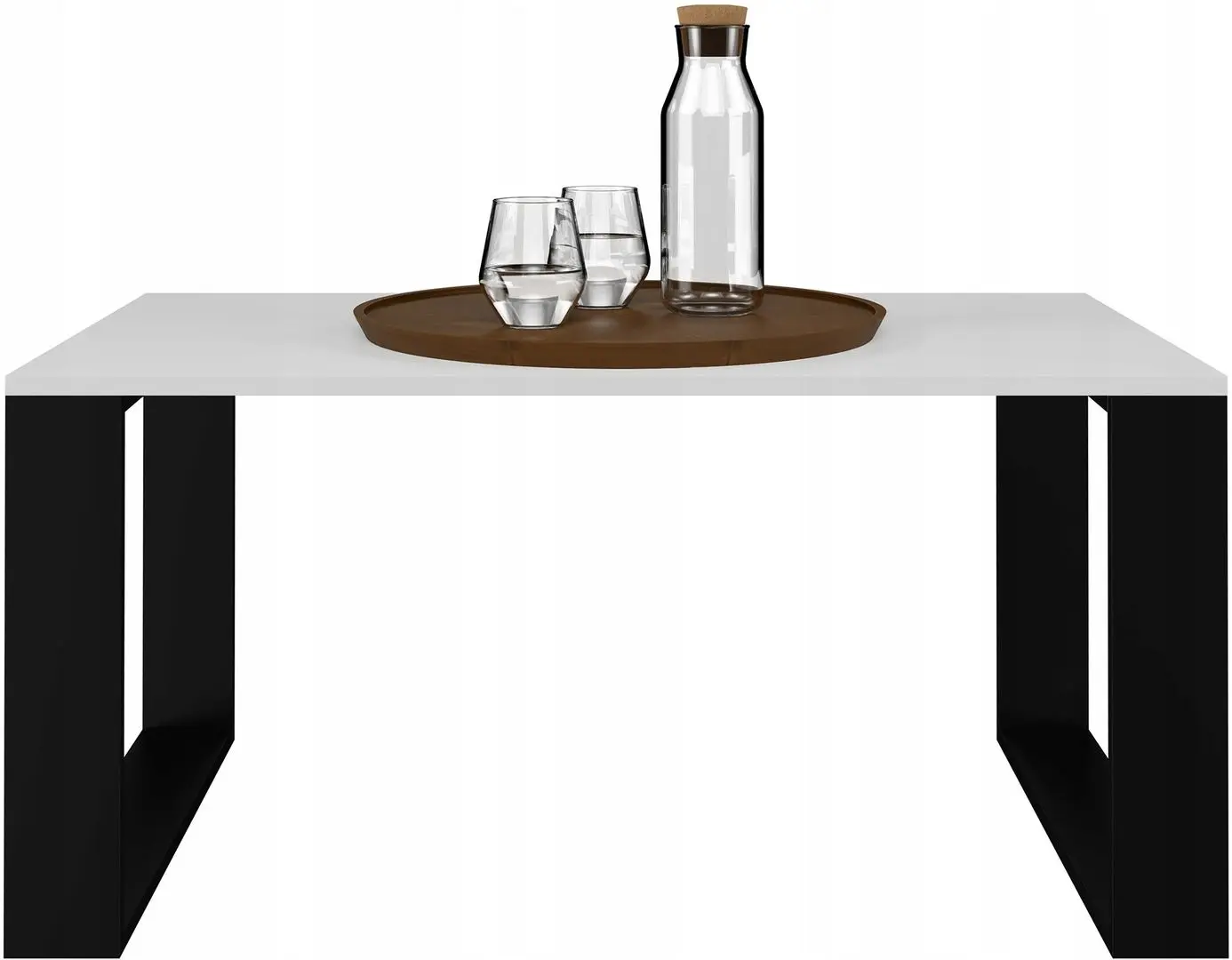 Masa pentru reviste TopEshop Modern (White Matt/Black)