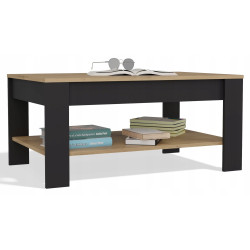 Журнальный столик TopEshop Ohio (Artisan Oak/Black) Thumb