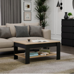 Журнальный столик TopEshop Ohio (Artisan Oak/Black)