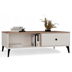 Журнальный столик TopEshop Point 2S 110 (Cashmere/Castello Oak) Thumb