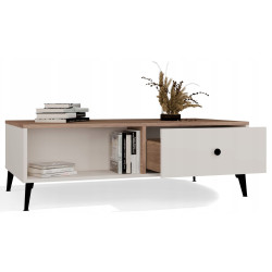 Журнальный столик TopEshop Point 2S 110 (Cashmere/Castello Oak) Thumb