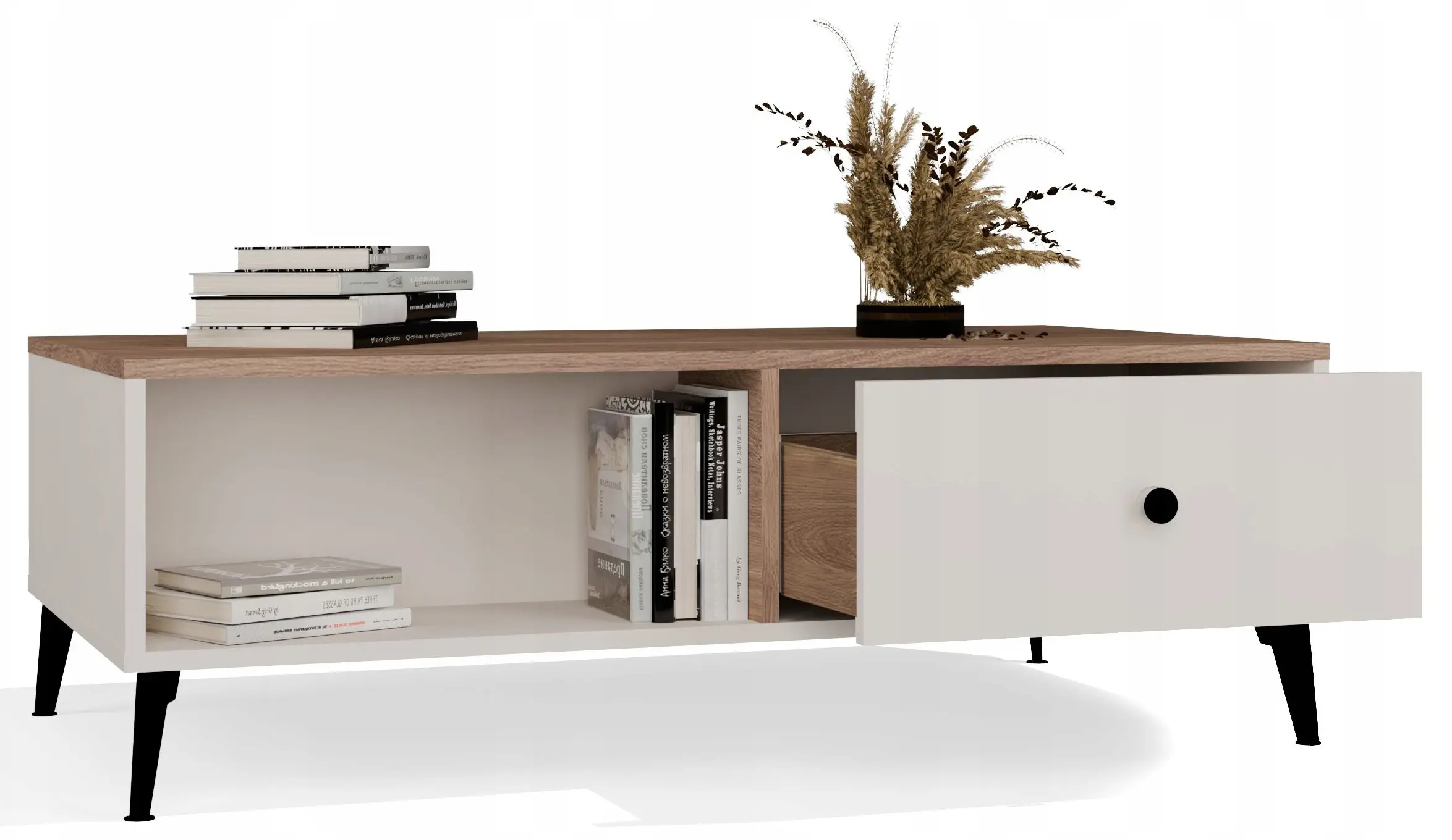 Журнальный столик TopEshop Point 2S 110 (Cashmere/Castello Oak)