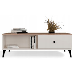 Журнальный столик TopEshop Point 2S 110 (Cashmere/Castello Oak) Thumb