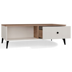 Журнальный столик TopEshop Point 2S 110 (Cashmere/Castello Oak) Thumb