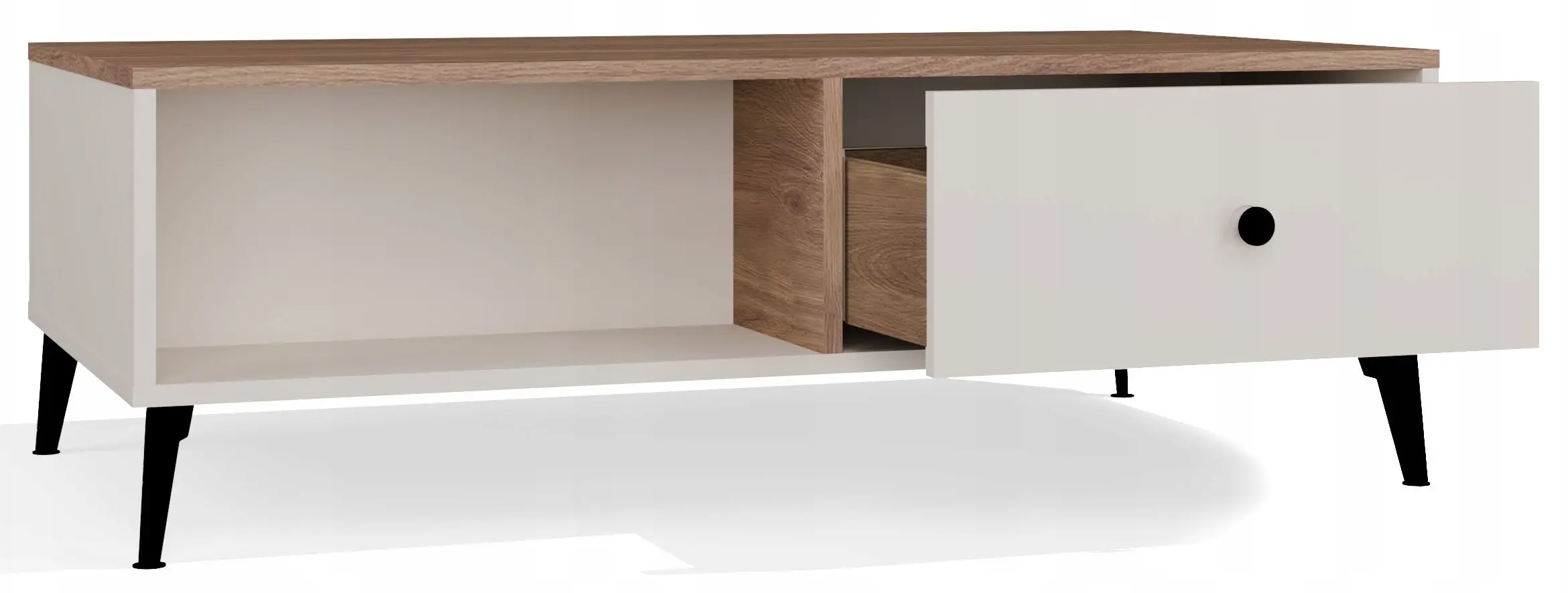 Журнальный столик TopEshop Point 2S 110 (Cashmere/Castello Oak)