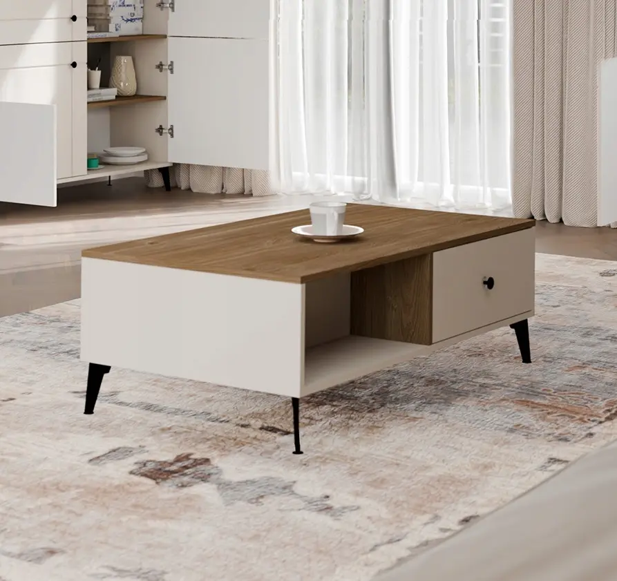 Журнальный столик TopEshop Point 2S 110 (Cashmere/Castello Oak)