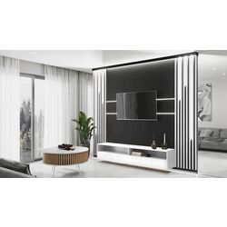 Masa pentru reviste TopEshop Ronda (White/Artisan Oak) Thumb