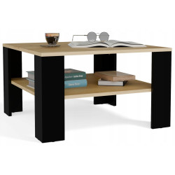 Masa pentru reviste TopEshop Square (Oak/Black) Thumb