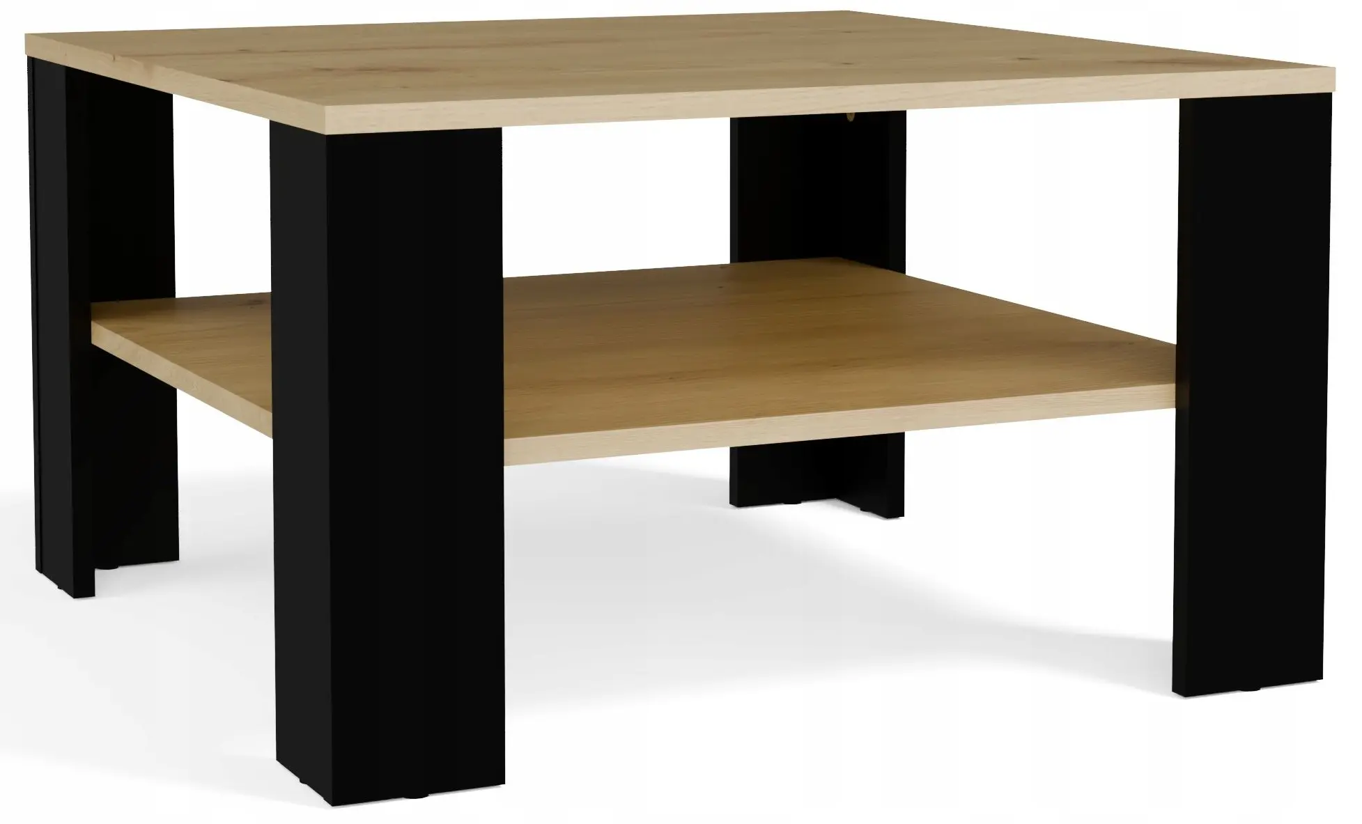 Masa pentru reviste TopEshop Square (Oak/Black) - 3