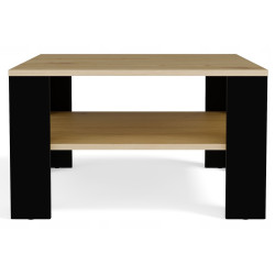 Masa pentru reviste TopEshop Square (Oak/Black) Thumb