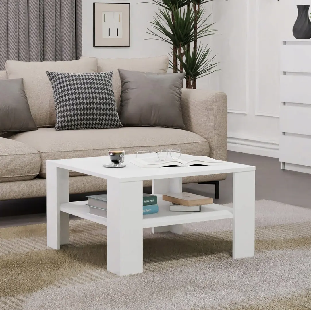 Masa pentru reviste TopEshop Square (White)